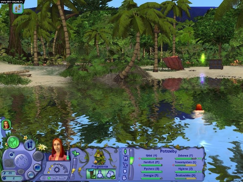 The Sims Historie Z Bezludnej Wyspy Galeria screenów z gry The Sims: Historie z bezludnej wyspy, PC