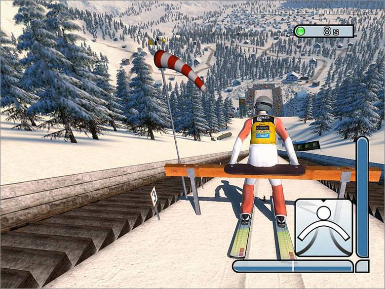 Galeria screenów z gry Ski Jump Challenge 2005, PC