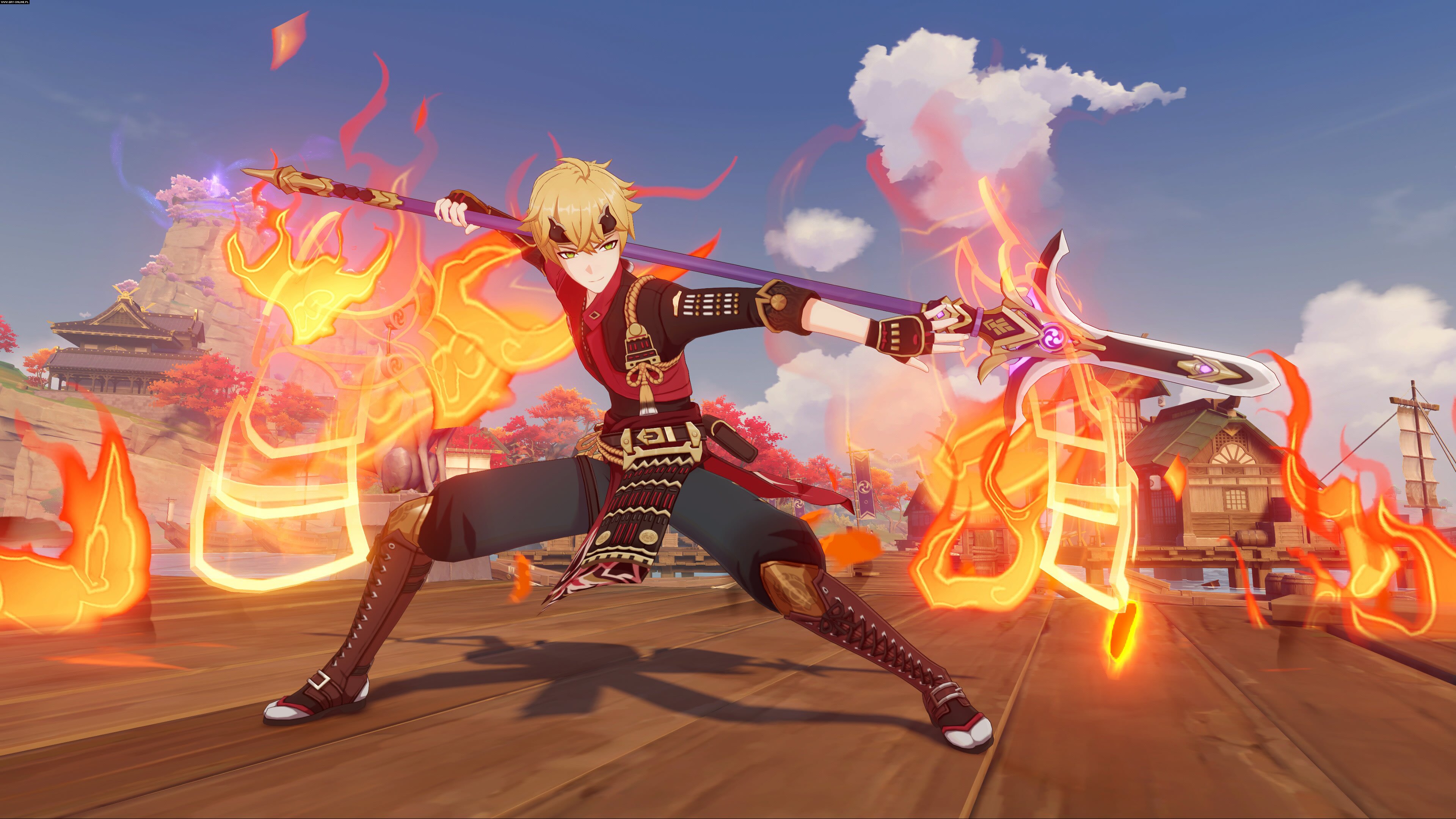 Redmi genshin impact. Геншин Импакт игра. Тома Геншин Импакт. Хоеверс Геншин. Тома Геншин Инадзума.