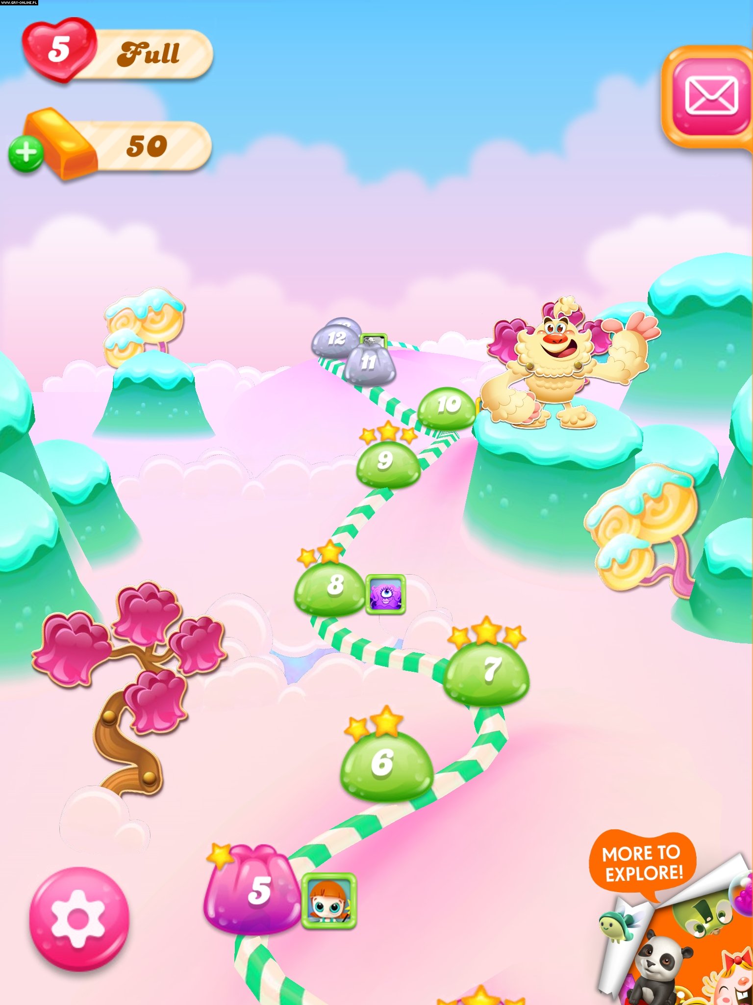 Candy Crush Jelly Saga galeria screenshotów screenshot 1/19