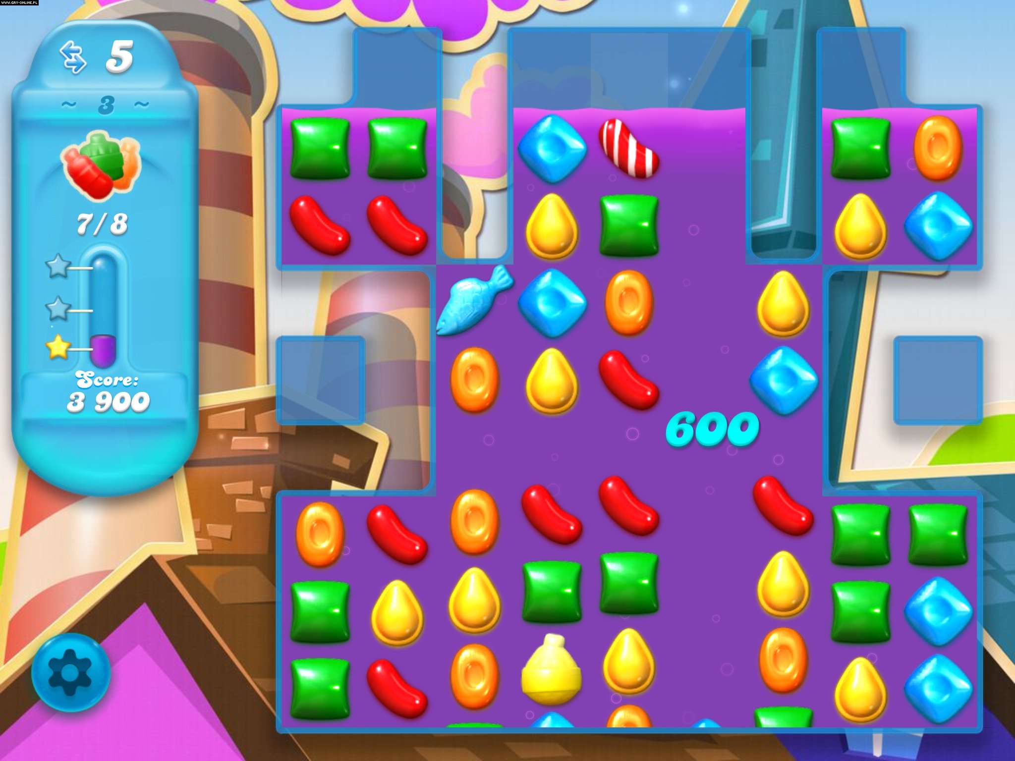 Galeria screenów z gry Candy Crush Soda Saga