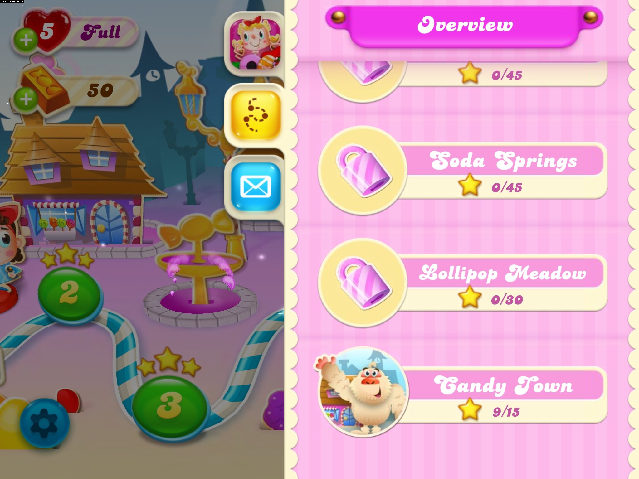 Galeria screenów z gry Candy Crush Soda Saga