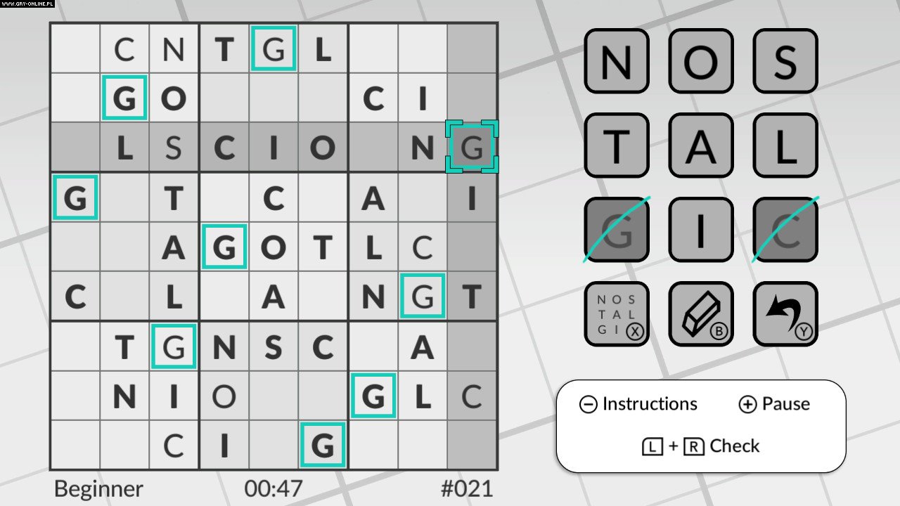 Galeria Screen w Z Gry Word Sudoku By POWGI GRYOnline pl
