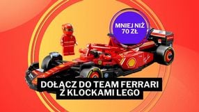 Za 68 zł możesz mieć „najlepszy prezent dla fanów F1”. 6 tysięcy ocen dla zestawu LEGO Ferrari mówi samo za siebie