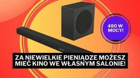 Możesz mieć „dźwięk jak w kinie” dzięki soundbarowi za niecałe 480 zł. Ma moc 480 W i subwoofer, który naprawdę czuć