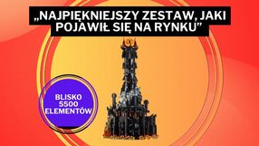 „Marzenie każdego fana Władcy Pierścieni” blisko 150 zł taniej! LEGO Barad Dur liczy ponad 5400 elementów i ma 83 cm wysokości