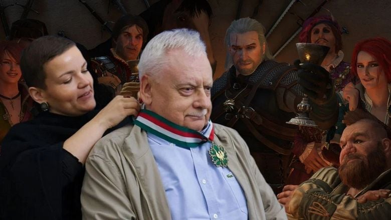 Andrzej Sapkowski otrzymał najwyższe odznaczenie. CD Projekt Red pospieszył z gratulacjami