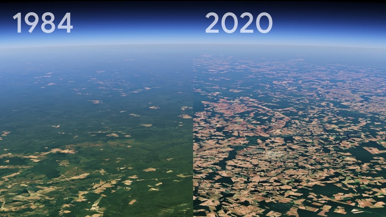 Google Earth Timelapse muestra cómo ha cambiado la Tierra a lo largo de 37 años