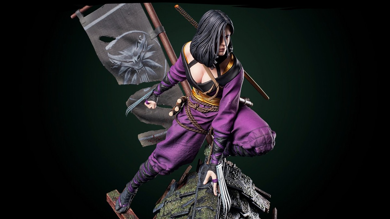 Yennefer Kunoichi: una nueva estatua del mundo de Witcher, inspirada en la cultura de Japón