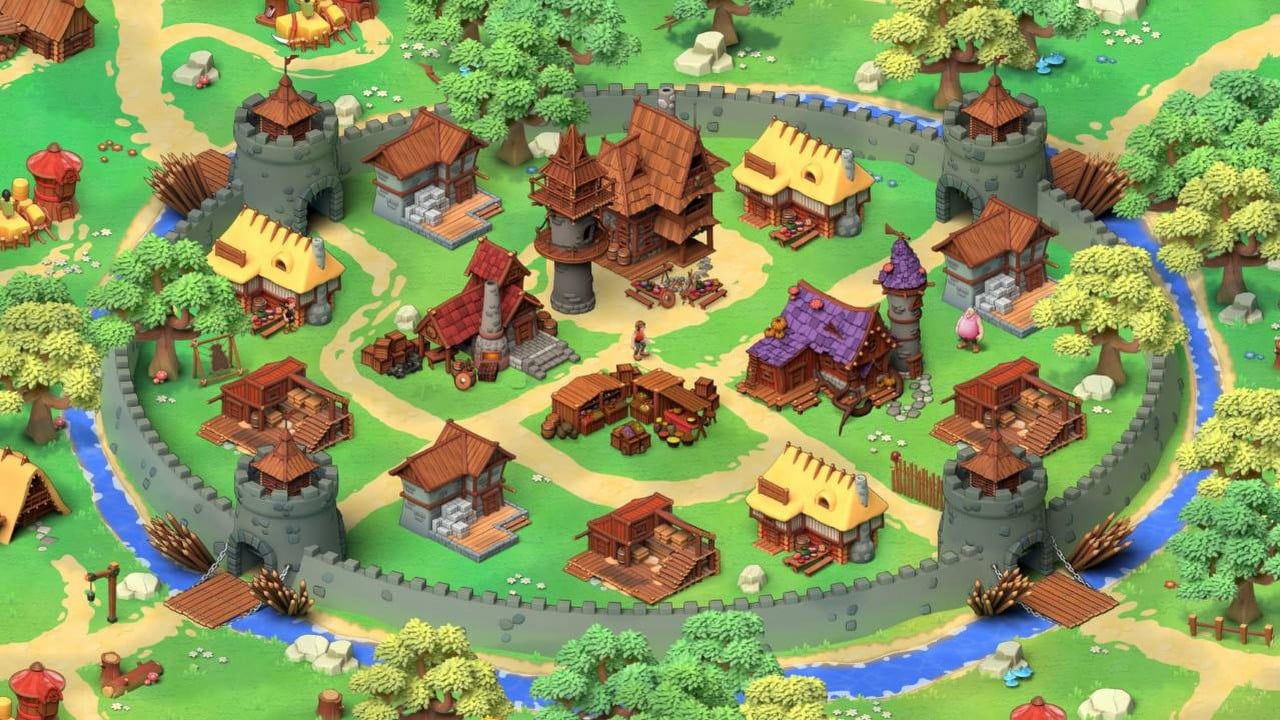 Kajko i Kokosz: Build and Rule es un juego de estrategia polaco gratuito para Android