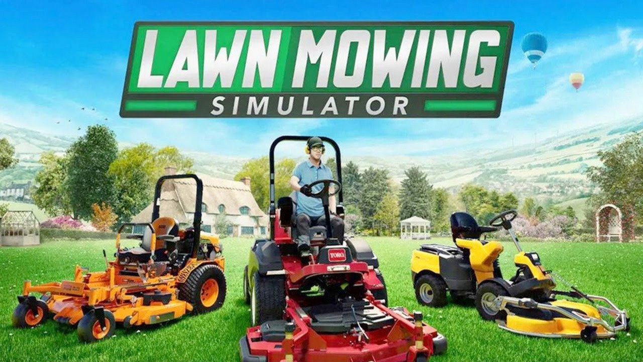 Lawn Mowing Simulator se puede jugar gratis a partir de hoy en Epic Games Store