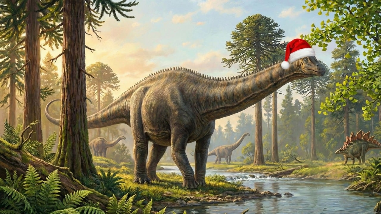 Ostatnio dowiedzieliśmy się, jaki kolor miał diplodok, i uznaliśmy, iż święta to doskonały czas, by się tym podzielić