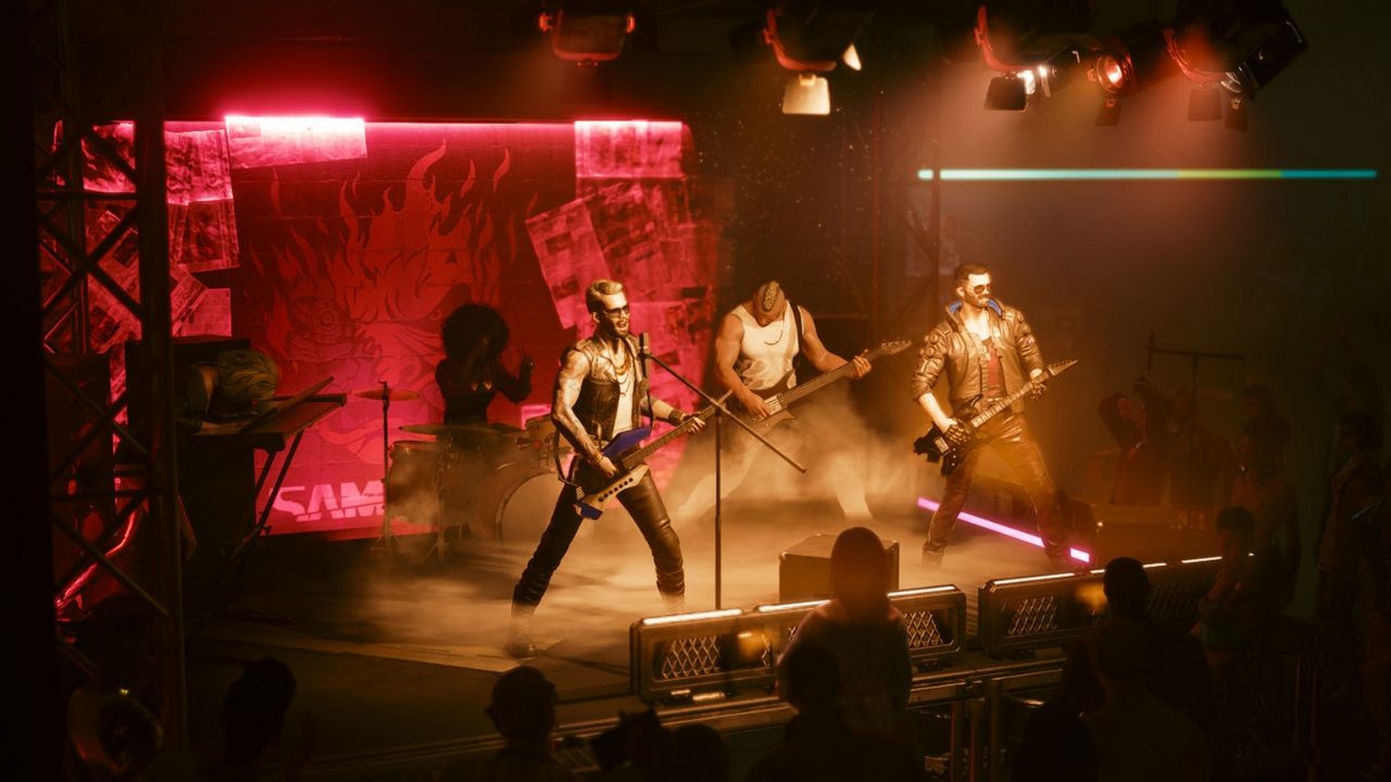 Twórcy Cyberpunka 2077 zadbali choćby o detale, które zauważą tylko muzycy. Podczas koncertu warto zwrócić na to uwagę