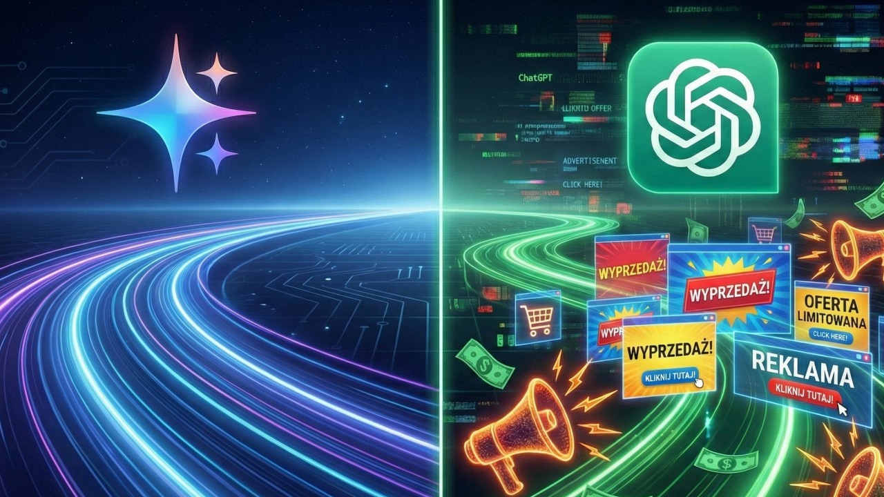 Google potwierdza, iż Gemini nie będzie miało reklam, tymczasem ChatGPT szykuje się do zmiany