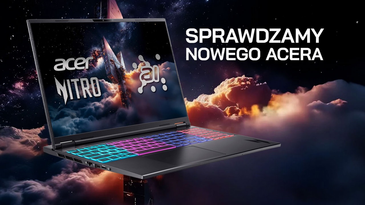Praca w dzień, granie w nocy? Sprawdzamy możliwości Acera Nitro 16S AI