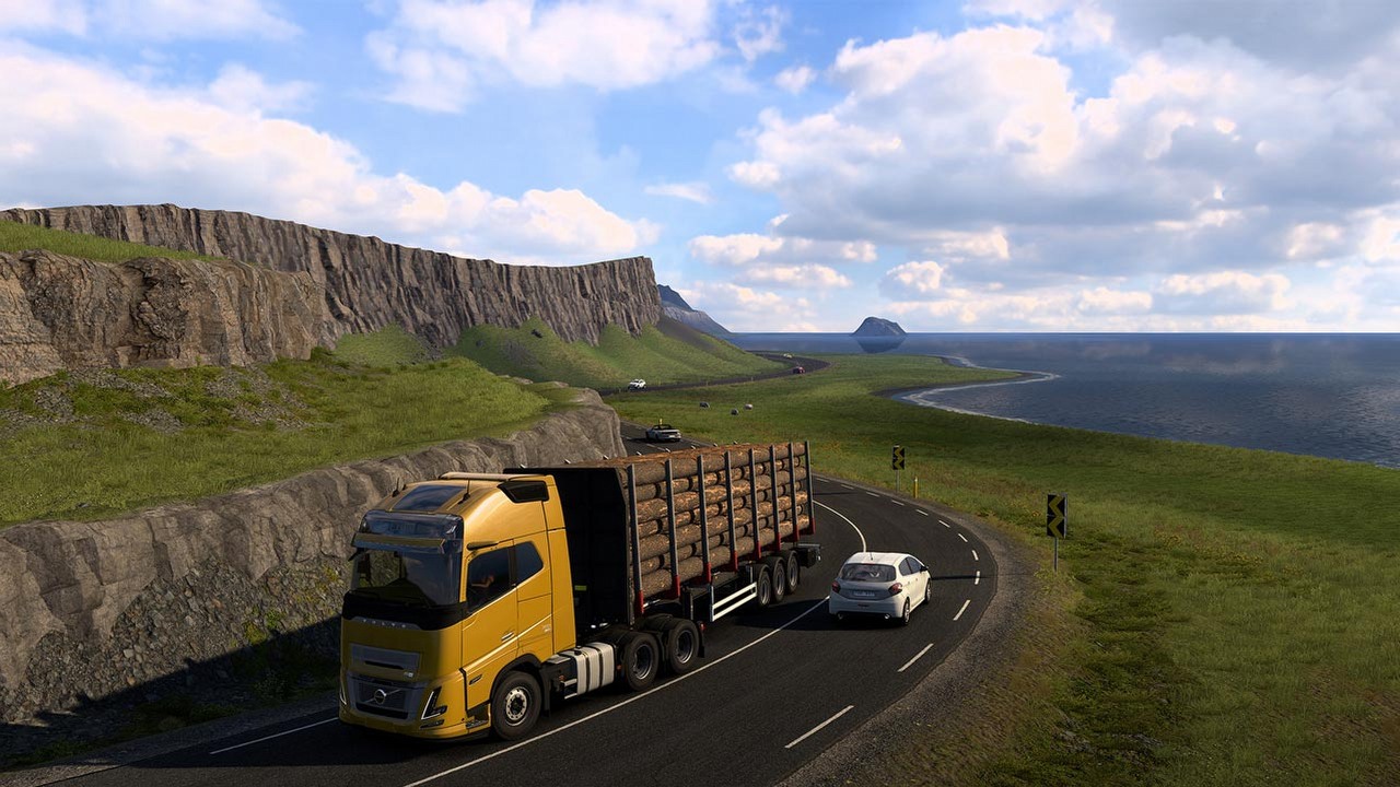 Twórcy ETS2 budują napięcie przed premierą nowego dodatku, prezentując zachwycającą przyrodę Krainy Ognia i Lodu