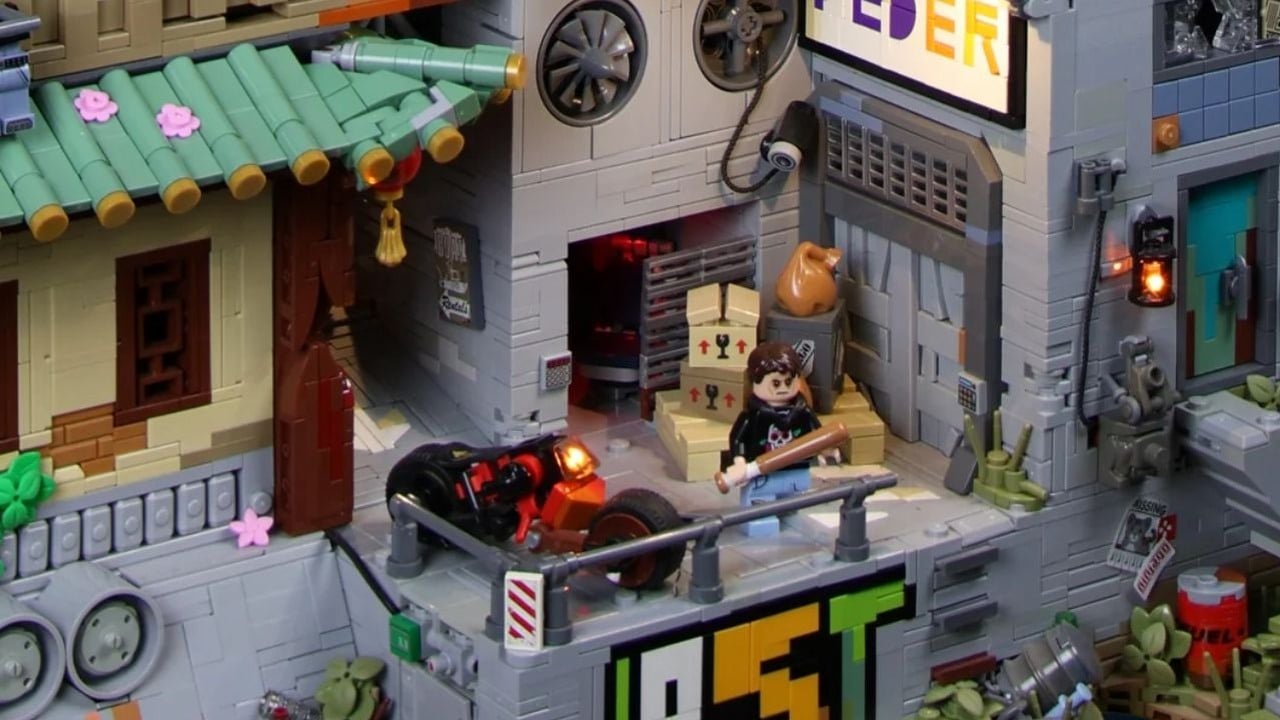 „Wygląda naprawdę znakomicie”. Wysepka w klimacie Cyberpunka 2077 z LEGO zachwyca internautów