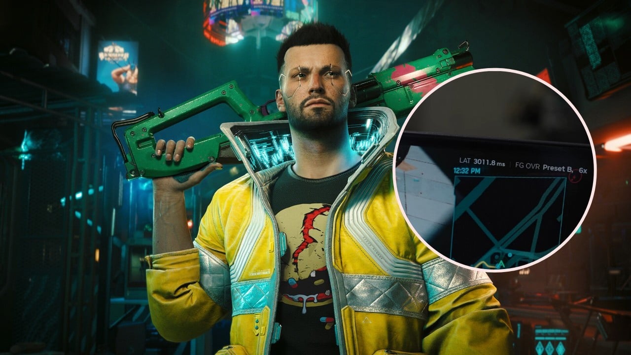 Nawet 3000 ms opóźnienia w Cyberpunku 2077. Gracz przeprowadził ekstremalny test generowania klatek