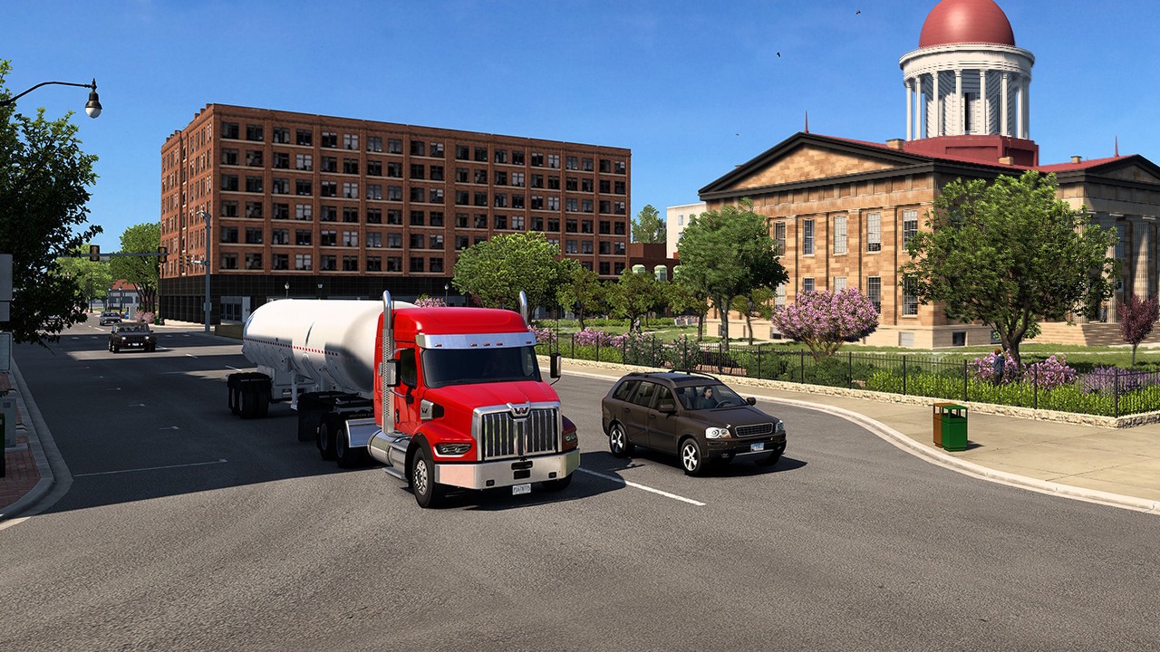 Popularny symulator ciężarówki zachwyca realizmem i niesamowitym przywiązaniem do detali. Gracze nie mogą się oprzeć urokowi relaksującej podróży w ATS: Illinois