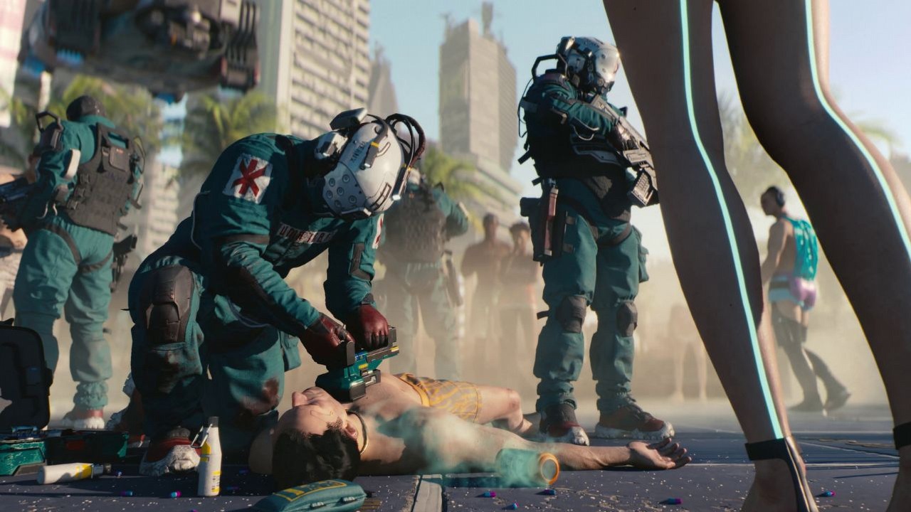 W Cyberpunku 2077 możecie teraz wykupić ubezpieczenie Trauma Team, ale najlepszy pakiet będzie was sporo kosztował