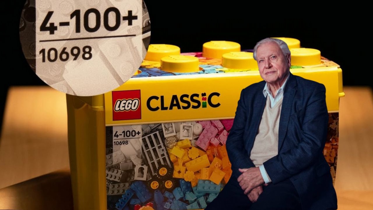 LEGO zmieniło kategorię wiekową swoich klocków specjalnie dla Davida Attenborough, by mógł je składać choćby mając 100 lat
