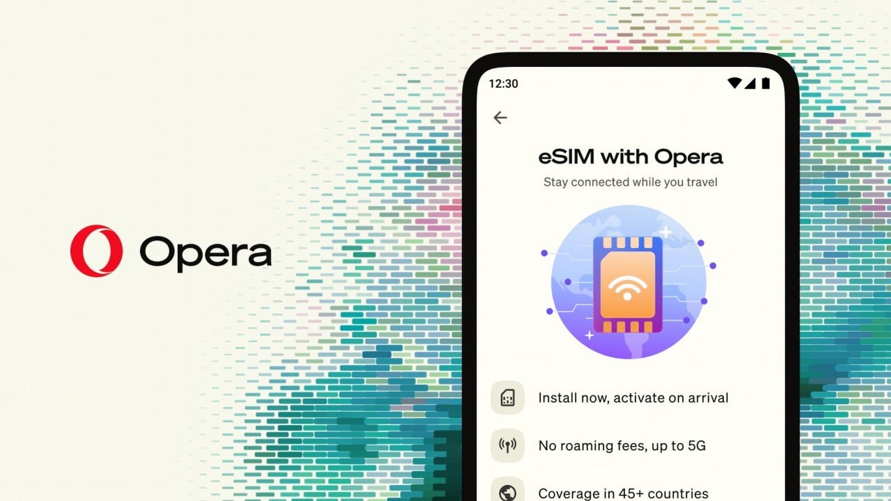 Przeglądarka daje teraz darmowy Internet za granicą. Opera dorzuca 3 GB eSIM bez karty i choćby bez podawania maila