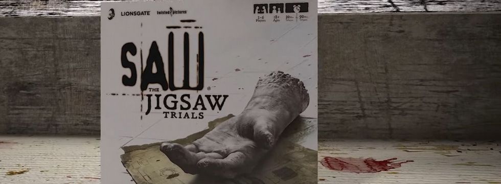 W kolekcjonerce planszówki na podstawie Piły znajdziecie naturalnych rozmiarów uciętą rękę