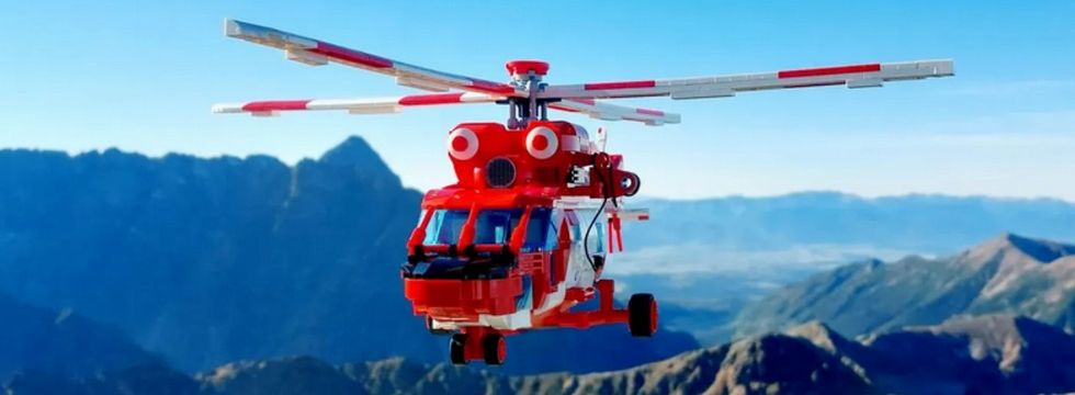 Helikopter TOPR-u jest o krok od przemiany w zestaw LEGO. Duńska firma przeanalizuje jak sprawdzi się w takiej formie