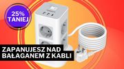 Biała Wieża wśród przedłużaczy. Pionowa listwa obroni Twoje kable przed siłami chaosu