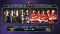 League of Legends – półfinały za nami, Fnatic odpadł z gry