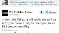 Pro Evolution Soccer 2015 nieoficjalnie zapowiedziane. Gra ukaże się na PlayStation 4