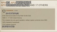 The Elder Scrolls Online – producent poluje na handlarzy złotem