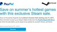 PayPal potwierdza - 11 czerwca startuje letnia wyprzedaż na Steamie
