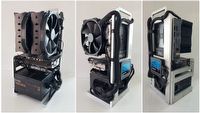 Nietypowa obudowa mini ITX wygląda jak wieszak na podzespoły