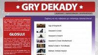 Plebiscyt Gry Dekady trwa. Przedstawiamy aktualnych liderów