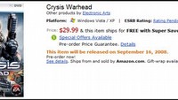 Niska cena Crysis: Warhead