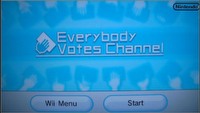 Everybody Votes Channel w ofercie Nintendo Wii