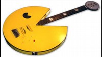 Pac-Man przerobiony na gitarę = Pac-Gitara!