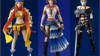 Trzy „laski” z Final Fantasy X-2 do postawienia na telewizorze, parapecie etc.