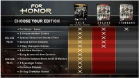 For Honor - szczegóły dotyczące przepustki sezonowej i wydań gry