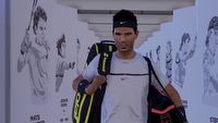 Rafael Nadal w akcji na pierwszym gameplayu z AO Tennis