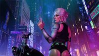 Najlepsze cosplaye - Ciri w świecie gry Cyberpunk 2077