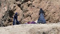 Yennefer na nieoficjalnych materiałach z Wiedźmina od Netfliksa