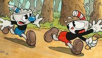 Cuphead z przerywnikami filmowymi i opcją wyboru bohatera