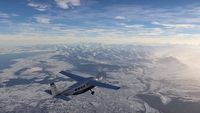 Piękna zima na nowym filmiku z Microsoft Flight Simulator