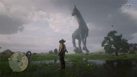 Gracze nadal spotykają gigantyczne konie w Red Dead Online