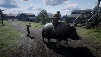 Mod do RDR2 pozwala ujeżdżać gigantyczne zwierzęta