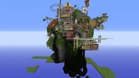Minecraft – gracz zbudował niesamowite miasto na głowie olbrzyma