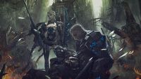 Earth's Dawn i Assault Suit Leynos w Rising Star Bundle