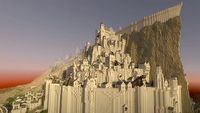 Władca Pierścieni w Minecraft - Minas Tirith pokazuje moc ray tracingu